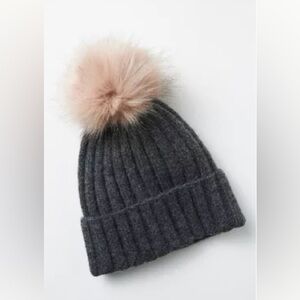 Anthropologie Pom Pom Beanie